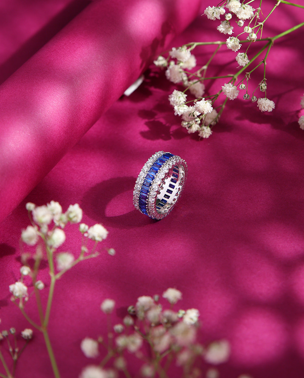 Noor Prism Raaga Diamond Ring - Blue