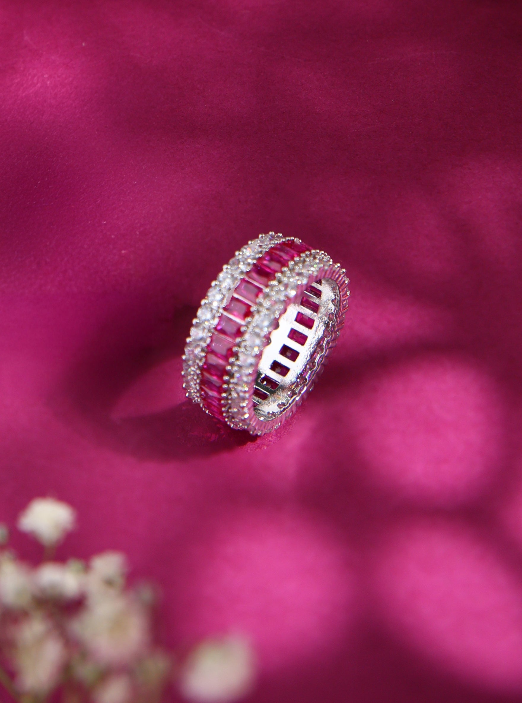 Noor Prism Raaga Diamond Ring - Pink